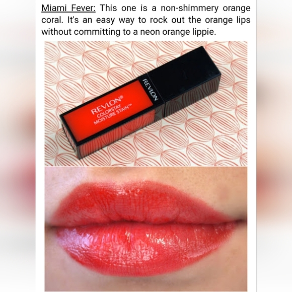 Revlon Colorstay Moisture Stain 035 Miami Fever - Picture 1 of 3